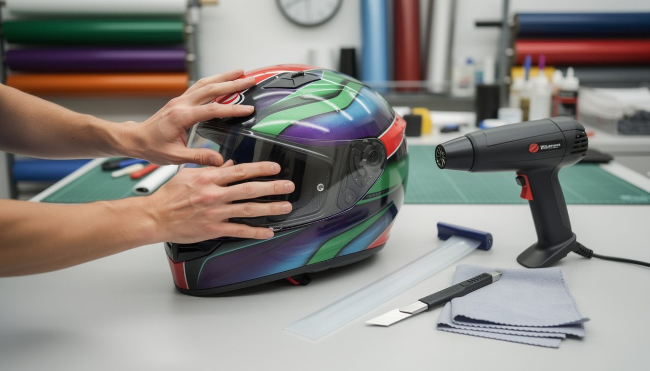 Comment faire un covering de casque moto soi-même : guide étape par étape et erreurs de débutant à éviter.