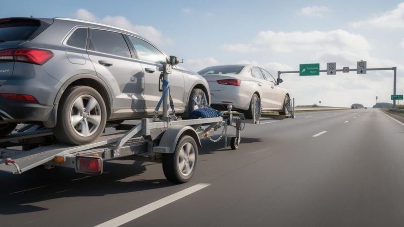 Remorque Dolly : réglementation, permis requis et conseils de sécurité pour le remorquage d&rsquo;un second véhicule.