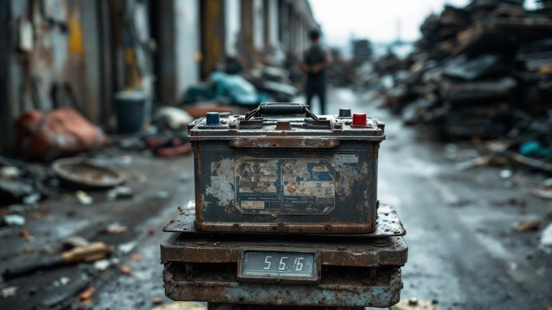 Pourquoi le ferrailleur prix batterie au kilo baisse et comment en profiter
